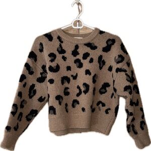 Goodnight Macaroon Leopard Print Sweater